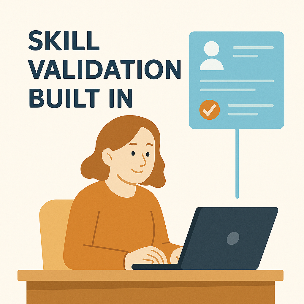 Skill validation dashboard