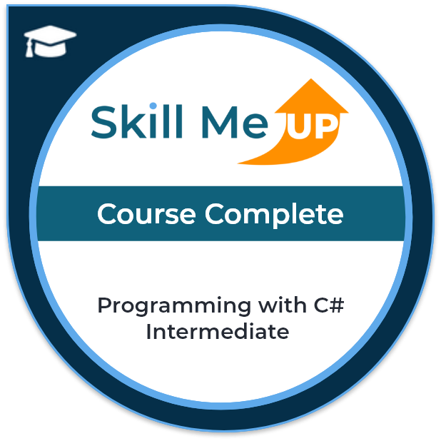 Intermediate Programming with .NET and C# Badge