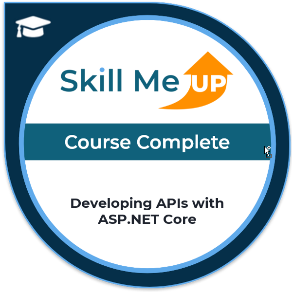Developing APIs with ASP.NET Core Badge